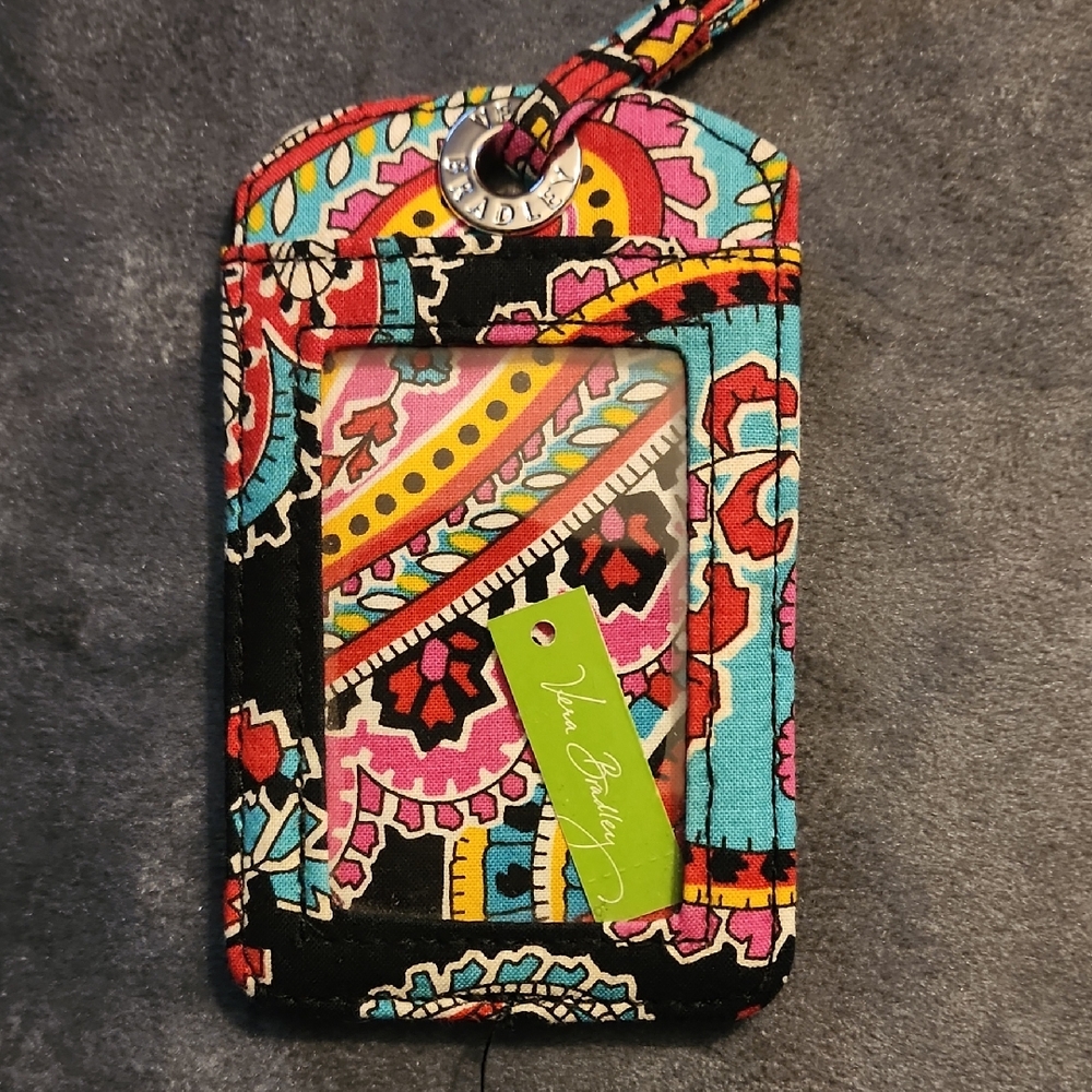 Vera Bradley Parisian Paisley Luggage Tag